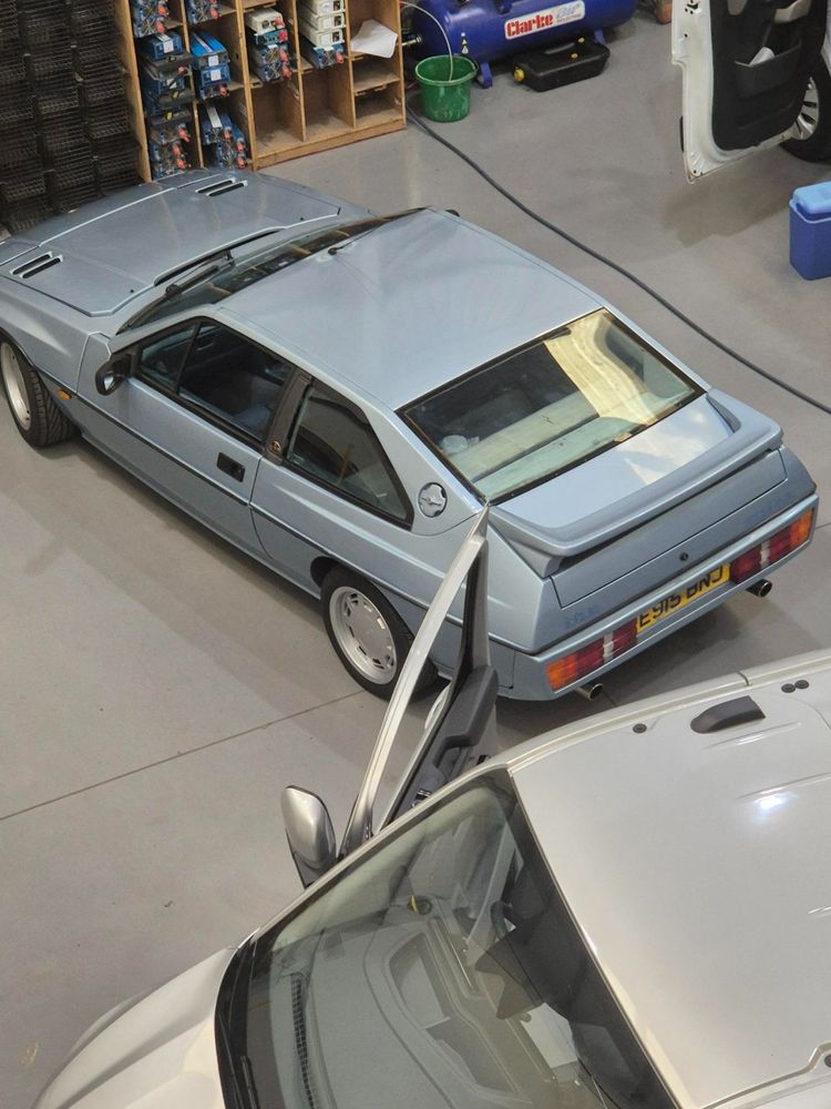 A car in the workshop waiting on its install